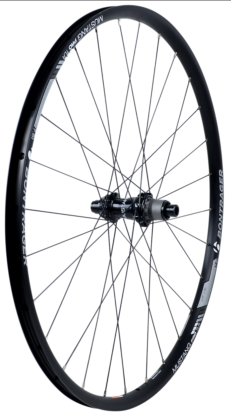 Bontrager Mustang Pro 27.5 CenterLock Disc Non Boost MTB Wheel Black-1